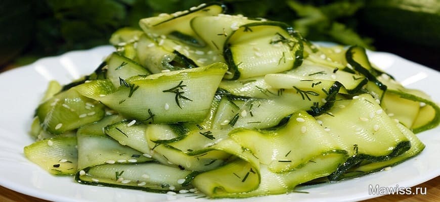 Маринованные кабачки рецепт быстрого приготовления