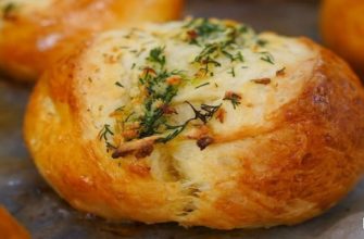 Булочки с сыром и чесноком
